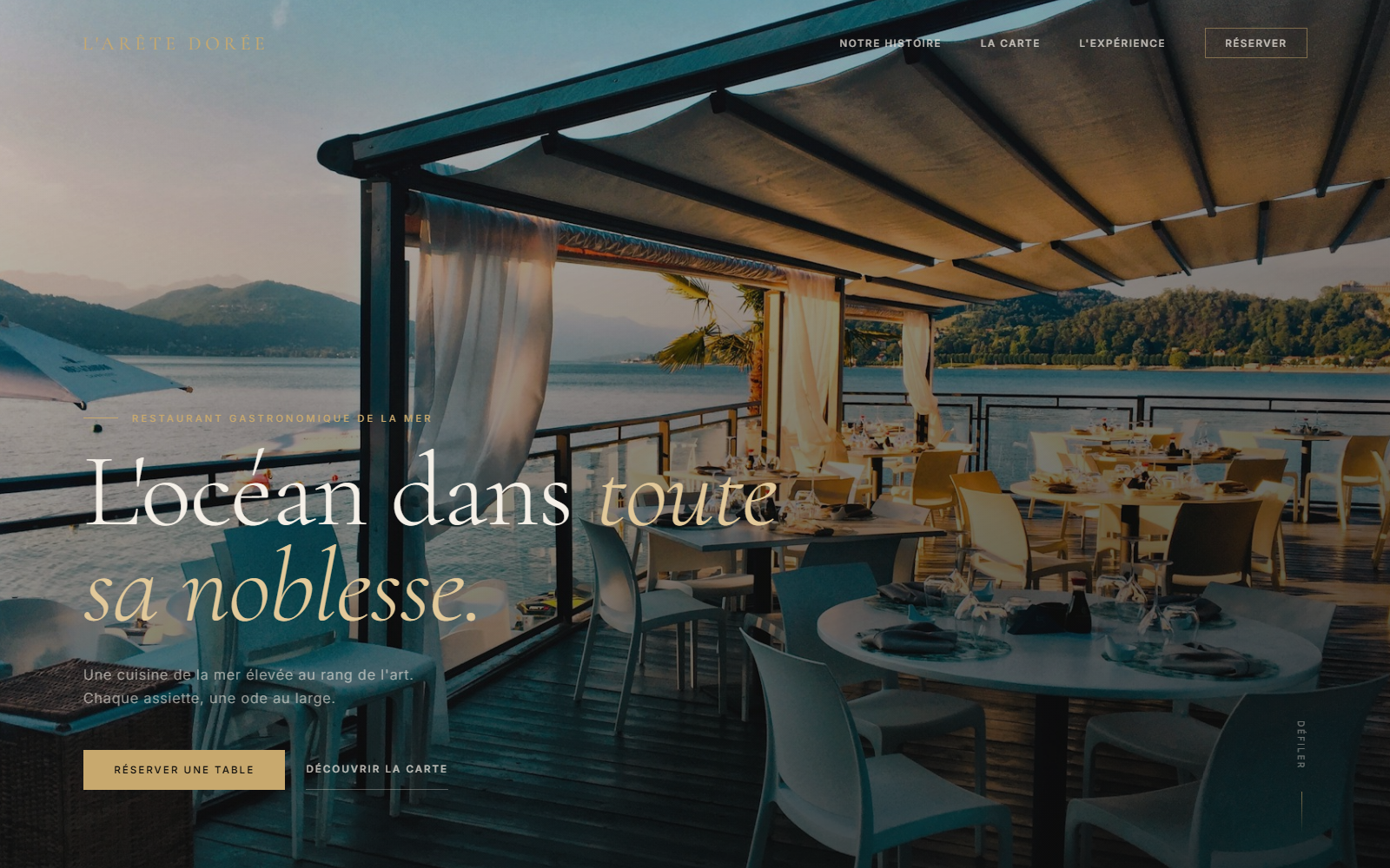 L'Arête Dorée — restaurant gastronomique